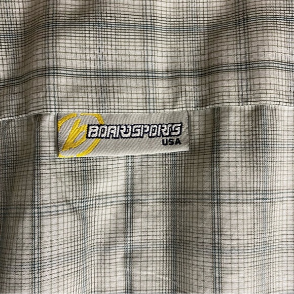 Boardsports Men's Button-Up Light Plaid Shirt Sz M Streetwear Skater Surfer - Picture 5 of 9